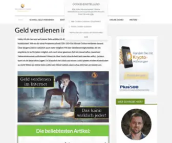 Erfolgreich-Geld-IM-Internet-Verdienen.info(☑ Geld verdienen im Internet) Screenshot