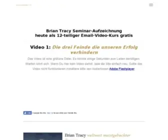 Erfolgsakademie.tv(Brian Tracy Seminar als 12 teiliger Email) Screenshot