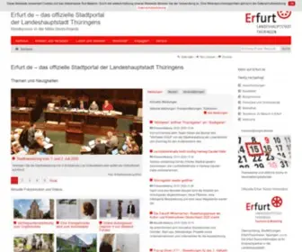 Erfurt.de(Thüringen) Screenshot