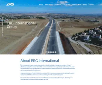 ERG-Int.co.uk(ERG International) Screenshot