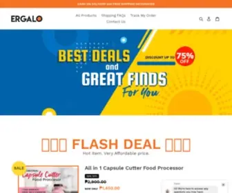 Ergalo.com(Ergalo Philippines) Screenshot