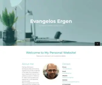 Ergen.gr(The personal web site of Evangelos ERGEN) Screenshot