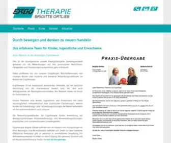 Ergo-Ortlieb.de(Praxis für Ergotherapie Brigitte Ortlieb Holzgerlingen) Screenshot