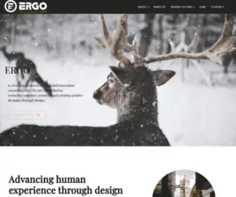 Ergo-X.design(Human-Centered Strategy & Innovation Consultancy) Screenshot