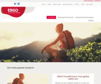 Ergo.com.sg(ERGO Insurance Pte) Screenshot