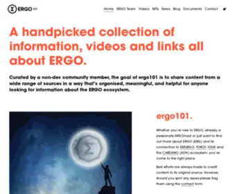 Ergo101.org(Ergo 101) Screenshot