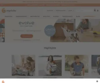 Ergobaby.be(Draagzak, Borstvoedingskussen, Inbakerdoek) Screenshot