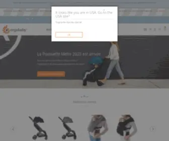 Ergobaby.fr(Porte-bébé, Couverture d'emmaillotage et Coussin d'allaitement) Screenshot