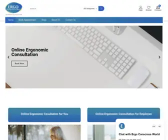 Ergoconscious.com(The Everyday Ergonomics Hub) Screenshot