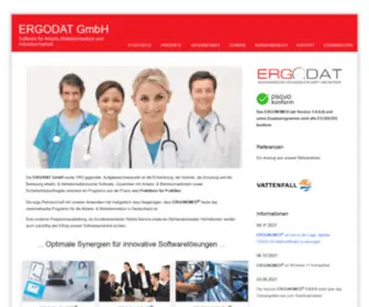 Ergodat.de(ERGODAT GmbH) Screenshot