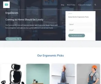 Ergodecors.com(Ergo Decors) Screenshot