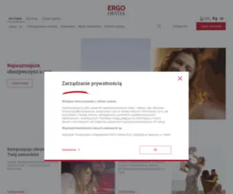 Ergohestia.pl(ERGO Hestia) Screenshot