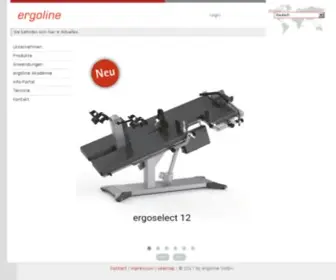 Ergoline.com(Ergoline GmbH) Screenshot