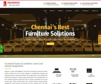 Ergomaxxindia.com(Office furniture) Screenshot