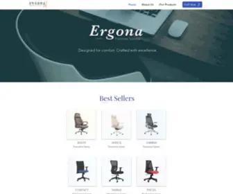 Ergona.in(Ergona Furniture Systems) Screenshot