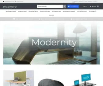 Ergonevo.co.uk(Ergonomic, Productivity & Office Environment Solutions) Screenshot