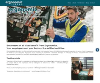 ErgonomicFocus.com(Ergonomic Focus) Screenshot
