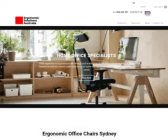 Ergonomicsolutions.com.au(Ergonomic Solutions) Screenshot