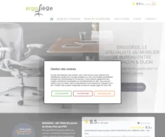 Ergosiege.com(Mobilier Professionnel & Ergonomique) Screenshot