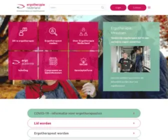 Ergotherapie.nl(Ergotherapie Nederland) Screenshot