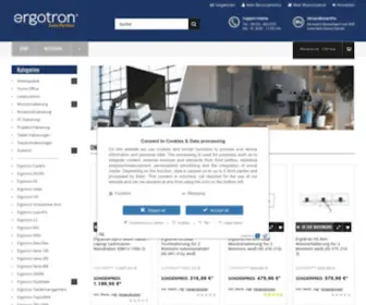 Ergotron.shop(Ergotron Halterung LX HX) Screenshot