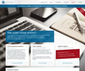 Ergowerk.de(ERGOWERK Usability & User Experience Engineering) Screenshot