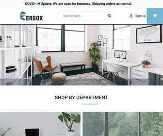 Ergox.com.au(Ergox Australia) Screenshot