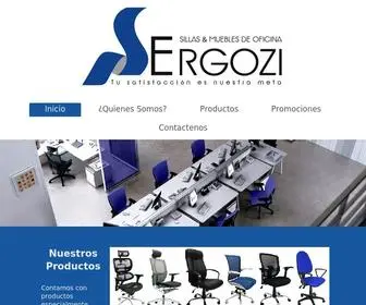 Ergozi.com(Sillas Ergonómicas) Screenshot