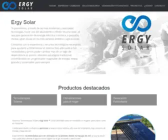 Ergysolar.com(Ergy ™) Screenshot