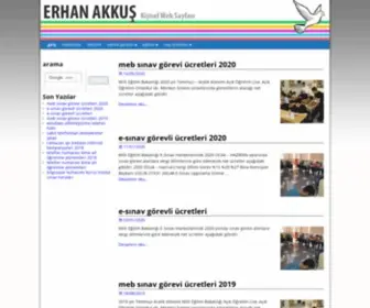 Erhanakkus.com.tr(Erhan AKKUŞ) Screenshot