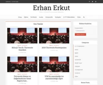 Erhanerkut.com(Erhan Erkut) Screenshot