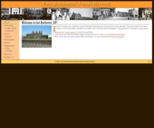 Erhistory.com(East Rochester) Screenshot