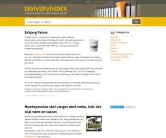 Erhvervindex.dk(Erhvervindex) Screenshot