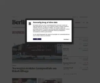Erhvervsbladet.dk(Berlingske Business) Screenshot