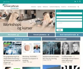 Erhvervsforum.biz(Vi fokuserer på erhversservice og iværksætteri) Screenshot