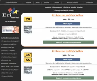Eri-Internet.cz(Stránka) Screenshot