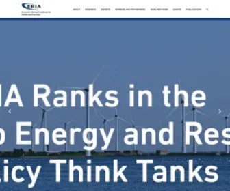 Eria.org(Economic Research Institute for ASEAN and East Asia) Screenshot