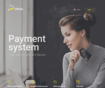 Erial.eu(Payment system) Screenshot