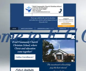 Erialchristianschool.com(Ecccs) Screenshot