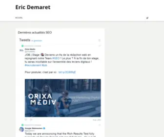 Eric-Demaret.com(Eric Demaret) Screenshot