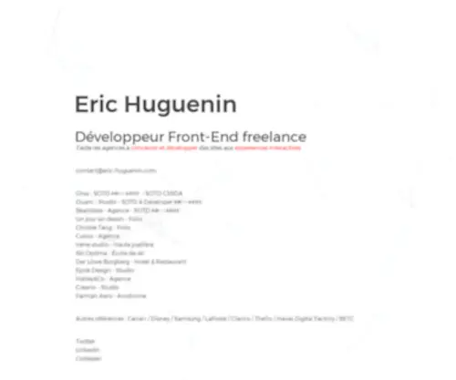 Eric-Huguenin.com(Eric Huguenin) Screenshot