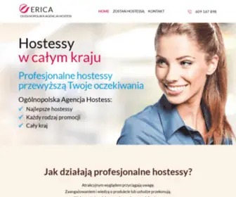 Erica.pl(Hostessy Kraków) Screenshot