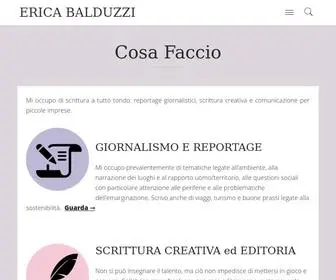 Ericabalduzzi.it(Cosa faccio) Screenshot