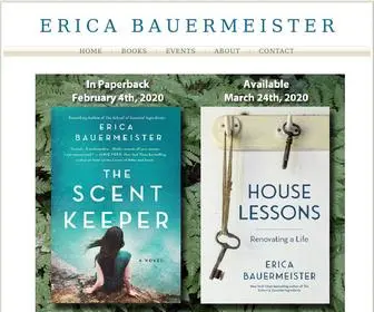 Ericabauermeister.com(ERICA BAUERMEISTER) Screenshot
