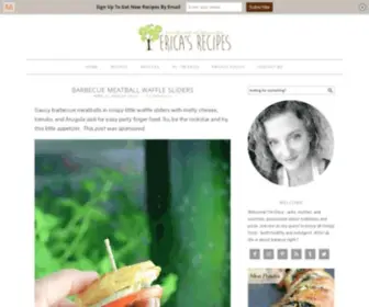 Ericasrecipes.com(Erica's Recipes) Screenshot