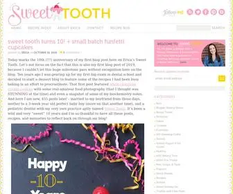 Ericasweettooth.com(Erica's Sweet Tooth) Screenshot