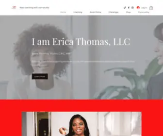 Ericathomaswynn.com(I am Erica Thomas) Screenshot