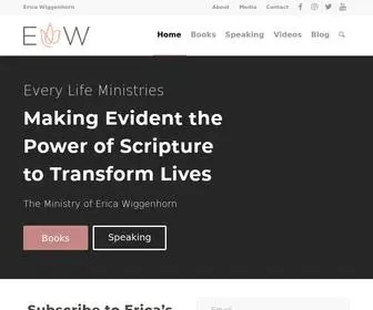 Ericawiggenhorn.com(Every Life Ministries) Screenshot