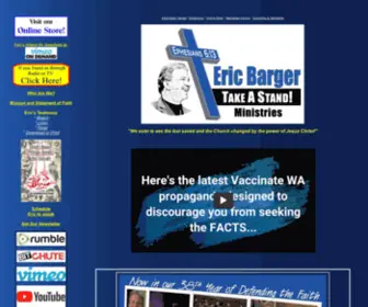 Ericbarger.com(Eric Barger & Take A Stand) Screenshot