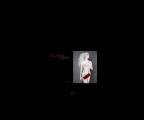 Ericbean.com(Eric Bean Photography Fashion Portfolio) Screenshot